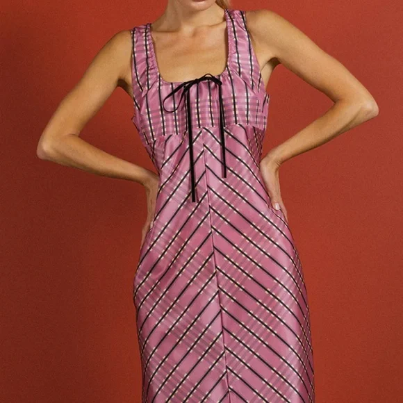 Ciao Lucia - Plaid Nico Dress - Picture 2 of 7